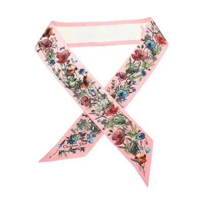 (Women) DIOR D-Millefiori Mitzah Twill Silk Scarf for Women. 15MIF106I611-C428