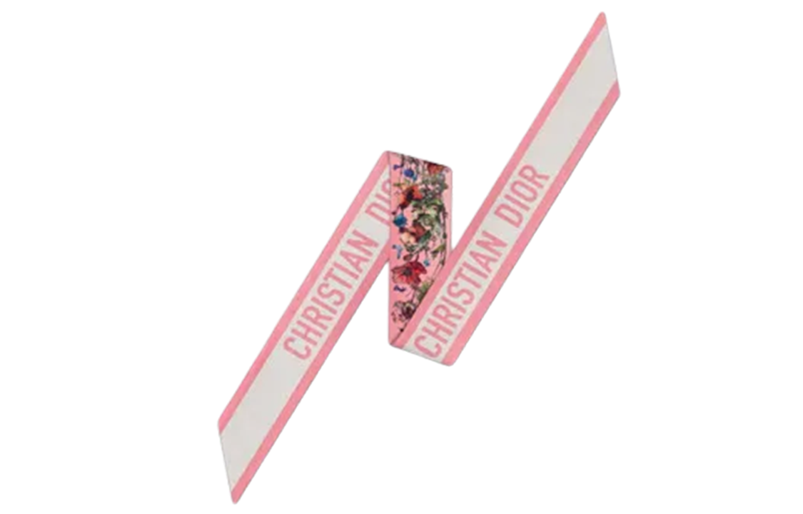 (Women) DIOR D-Millefiori Mitzah Twill Silk Scarf for Women. 15MIF106I611-C428 圖 3