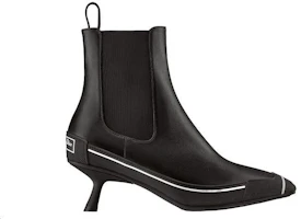 Order (W) Dior D-Motion Sepatu Boots Hak Tinggi Kulit Sapi Chelsea 'Hitam' KCI796VSO_S20X