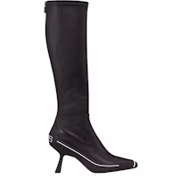 Order (W) Dior D-Motion Sepatu Boot Tinggi 'Kulit Hitam' KCI799NSR_S20X