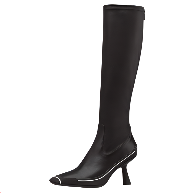 Lookbook (Women) Dior D-Motion High Boot 'Black Leather' KCI799NSR_S20X