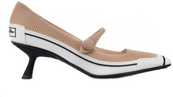 (W) Dior Kasut Tumit Tinggi D-Motion 'Beige' KDP947DUF_S12U Order (W) Dior Kasut Tumit Tinggi D-Motion 'Beige' KDP947DUF_S12U