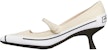 (W) Dior D-Motion Tumit Tinggi 'Putih' KDP947DUF_S03W