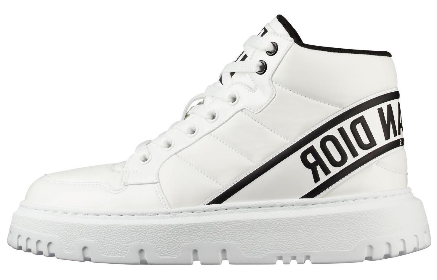 (Women) Dior D-Player 'Quilted Nylon - White Black'  KCK315NYF-S19W