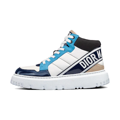 (W) Dior D-Player High 'Blue White Patchwork'