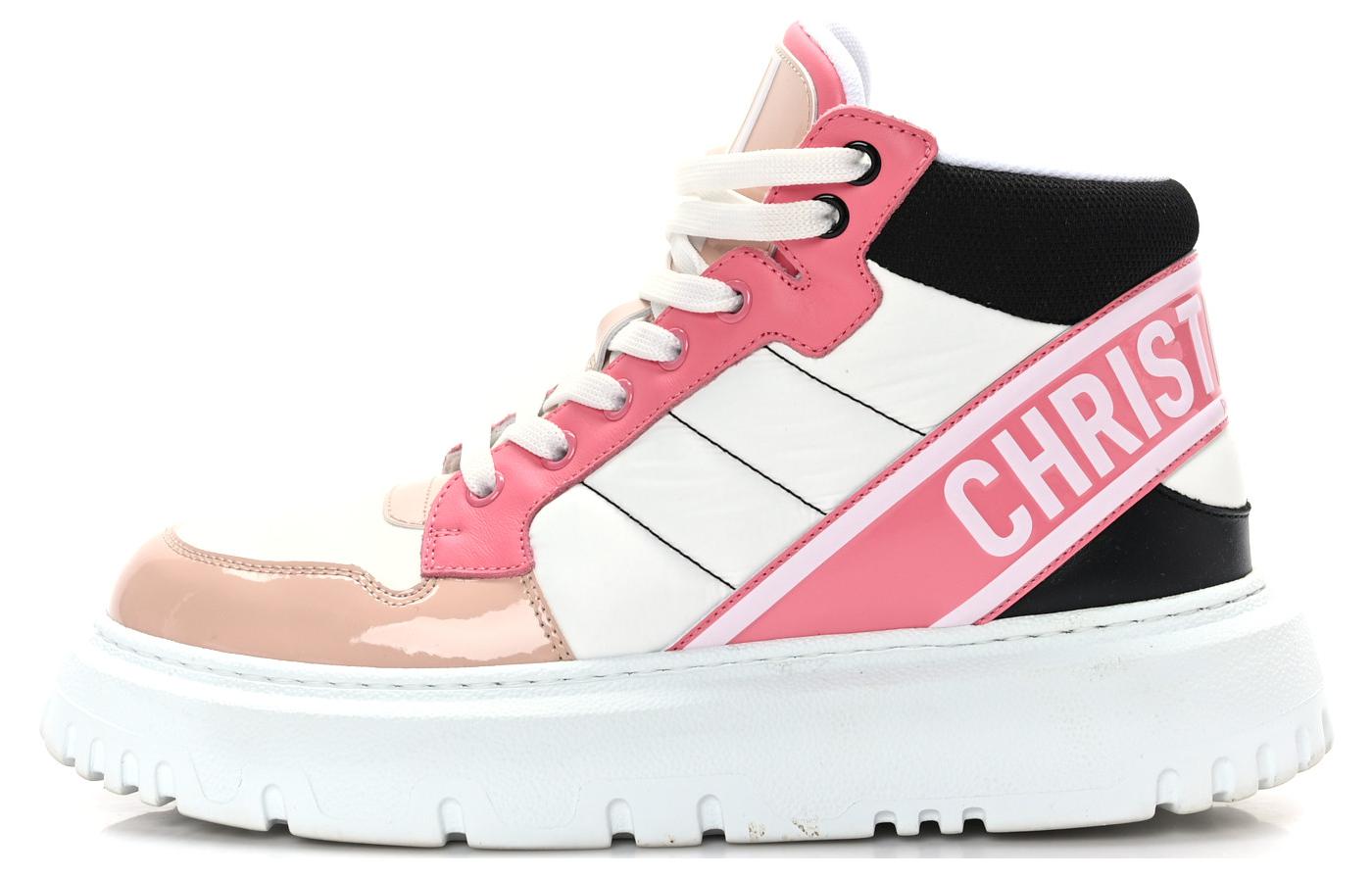 (Women) Dior D-Player High 'Pink and White Patchwork' KCK327NYC_S57P