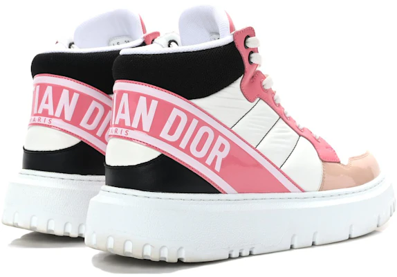 (W) Dior D-Player High 'Rosa y Blanco Patchwork' KCK327NYC_S57P Shop (W) Dior D-Player High 'Rosa y Blanco Patchwork' KCK327NYC_S57P
