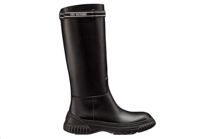 Order （女性）Dior D-Motorcyclette靴『黑色』 KCI781VEA-S17X