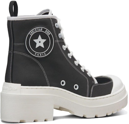 (W) Dior D-Rise Sepatu Boot 'Hitam Putih' KCI767TFC-S17X Shop (W) Dior D-Rise Sepatu Boot 'Hitam Putih' KCI767TFC-S17X