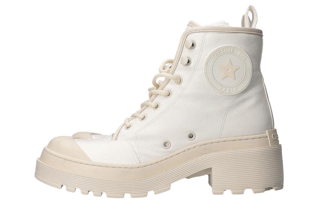 (Women) Dior D-Rise Boot 'White Tech Fabric' KDI767TFC_S24W