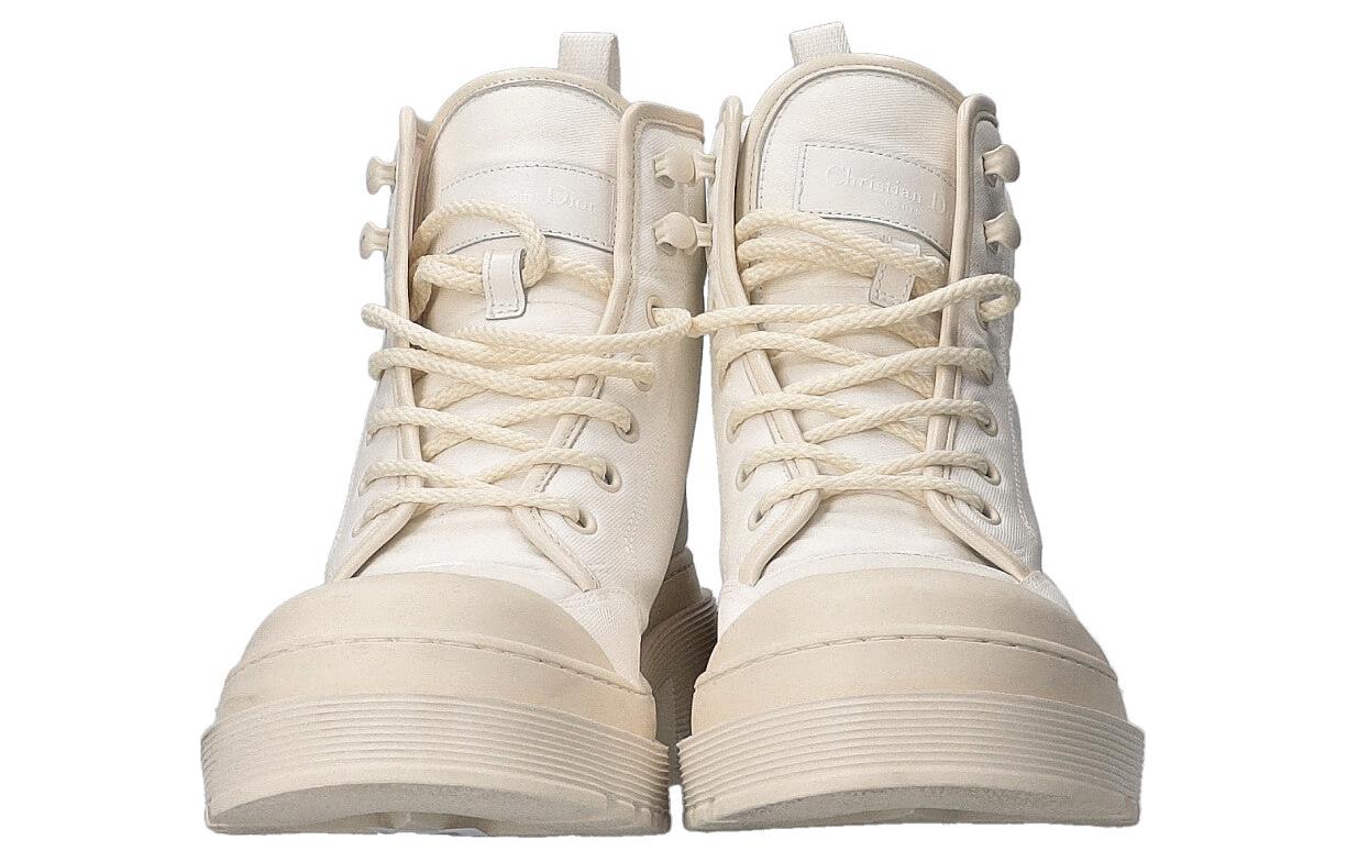 Lookbook Dior 迪奧 D-Rise 科技面料 短靴 女款 白色