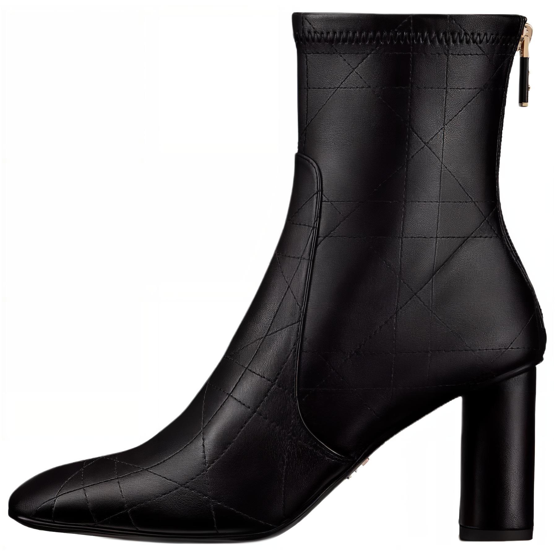 (Women) Dior D-Shadow Boot 'Black Leather' KCI833CSL_S900
