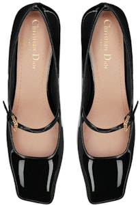 (W) Dior D-Shine Zapatos de Charol Negro Tacón Bajo cuadrado KDB769PGP_S900 Shop (W) Dior D-Shine Zapatos de Charol Negro Tacón Bajo cuadrado KDB769PGP_S900