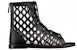 (Women) Dior D-Trap Ankle Boot Black Calfskin and Shearling KCQ489CFM_900
