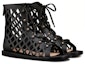 Lookbook (Women) Dior D-Trap Ankle Boot Black Calfskin and Shearling KCQ489CFM_900