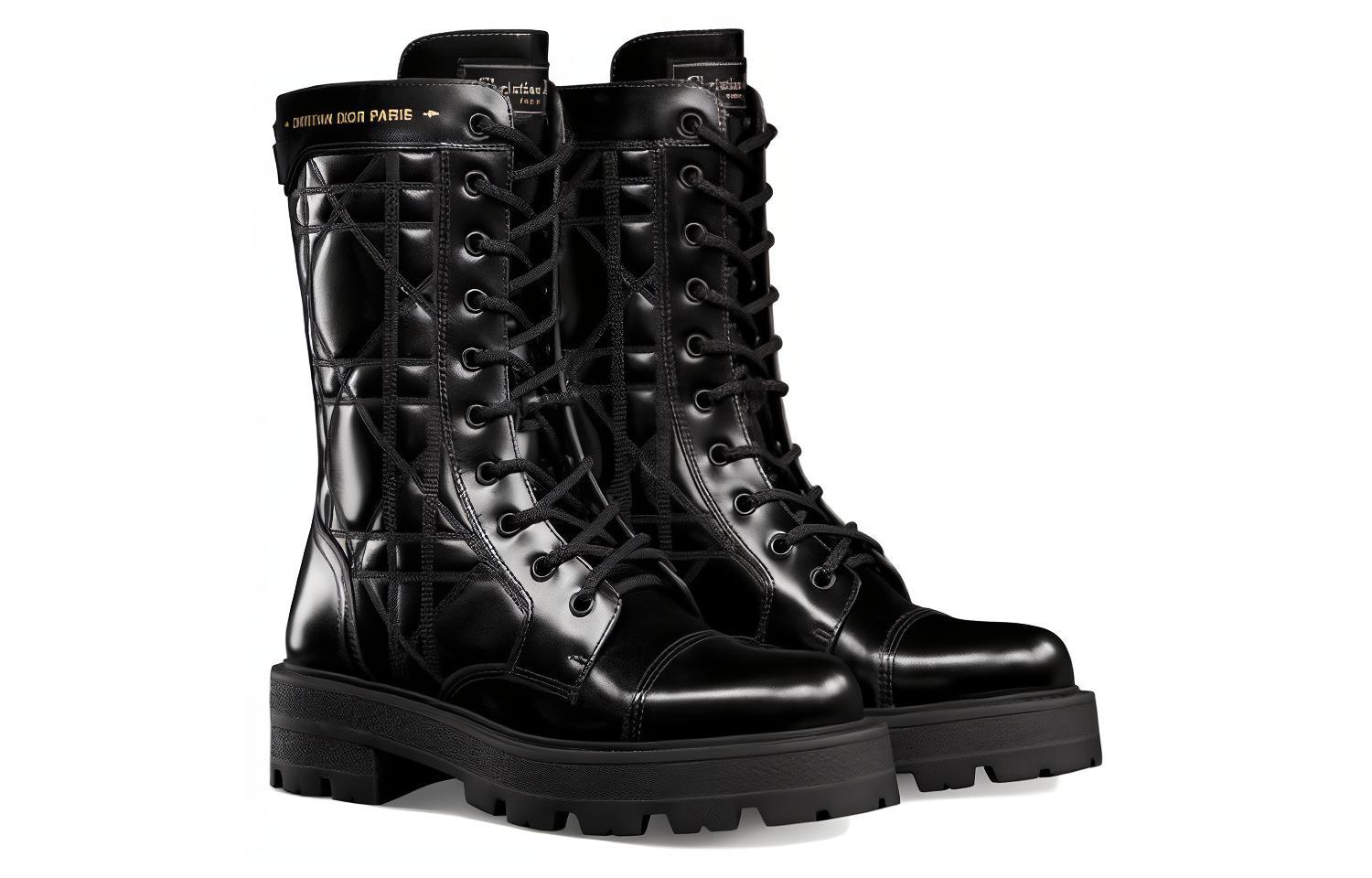 (W) Dior D-Unit 'Black Leather Zip' 圖 3