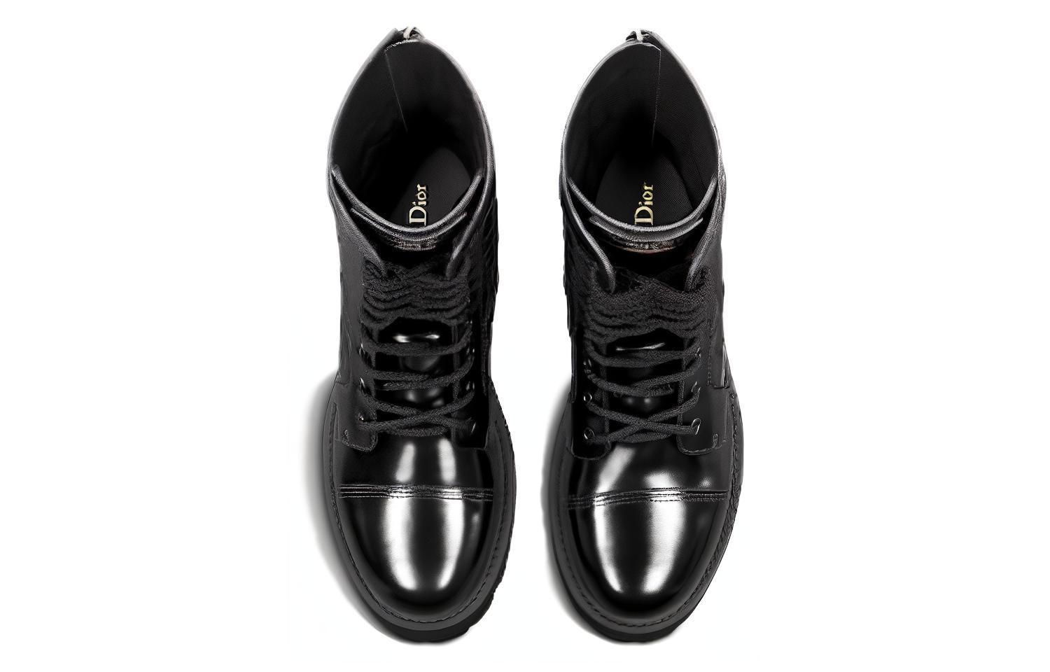 (W) Dior D-Unit 'Black Leather Zip' 圖 4