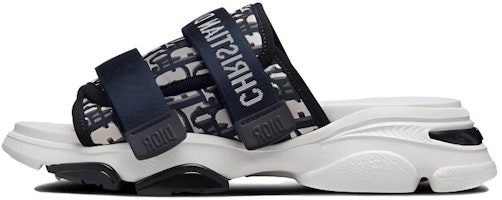 (Women) Dior D-Wander Flat Sandal 'Dark Blue Print' KCQ351OBY_S56B (Women) Dior D-Wander Flat Sandal 'Dark Blue Print' KCQ351OBY_S56B