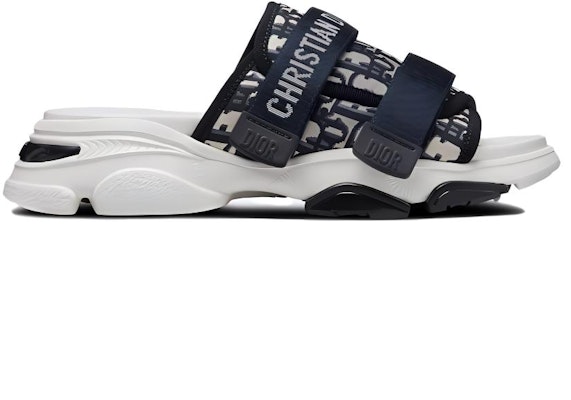 (Women) Dior D-Wander Flat Sandal 'Dark Blue Print' KCQ351OBY_S56B Order (Women) Dior D-Wander Flat Sandal 'Dark Blue Print' KCQ351OBY_S56B