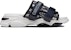 (W) Sandal Rata Dior D-Wander 'Cetakan Biru Gelap' KCQ351OBY_S56B
