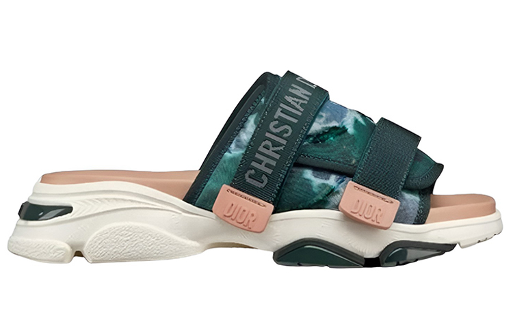 Order (W) 디올 D-완더 슬라이드 '다크 그린' KCQ351CTD_S21H