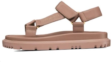 (Women) Dior D-Wave Leather Velcro Flat Slide 'Blush Pink' KCQ893LAB_S38P (Women) Dior D-Wave Leather Velcro Flat Slide 'Blush Pink' KCQ893LAB_S38P