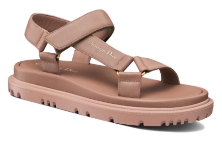 Order (W) 디올 D-웨이브 벨크로 슬라이드 (블러쉬 핑크) KCQ893LAB_S38P