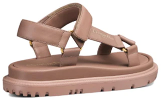 Lookbook (Women) Dior D-Wave Leather Velcro Flat Slide 'Blush Pink' KCQ893LAB_S38P