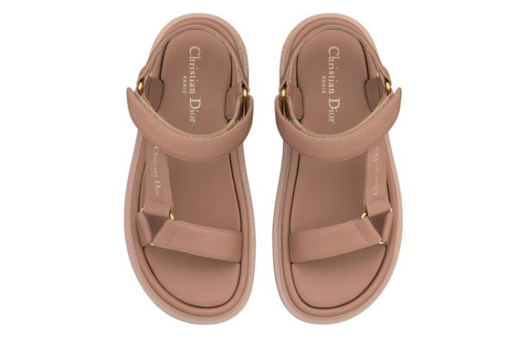 Shop (W) 디올 D-웨이브 벨크로 슬라이드 (블러쉬 핑크) KCQ893LAB_S38P