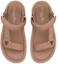 Shop (W) Dior D-Wave Kulit Velcro Flat Slide 'Blush Pink' KCQ893LAB_S38P