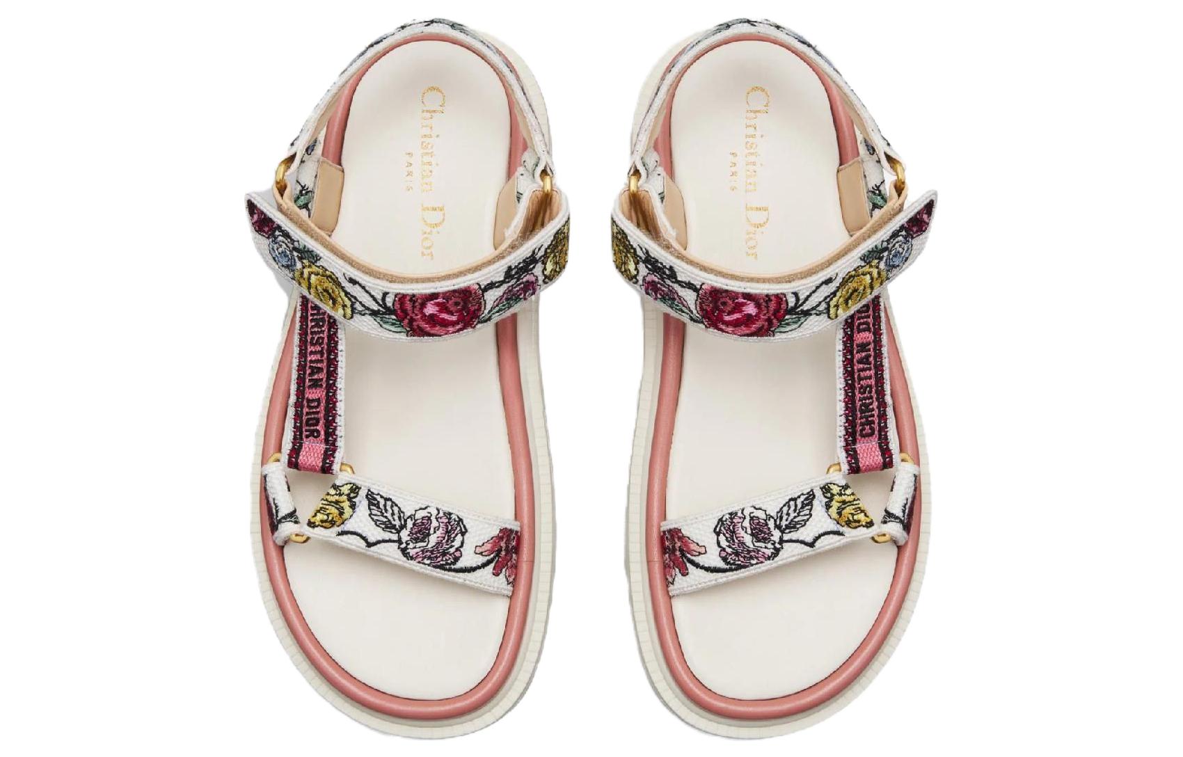 Lookbook (W) Sandal Dior D-Wave 'Velcro Putih' KCQ916FCE_S43L