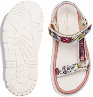 Purchase (Women) Dior D-Wave Sandal 'White Velcro' KCQ916FCE_S43L