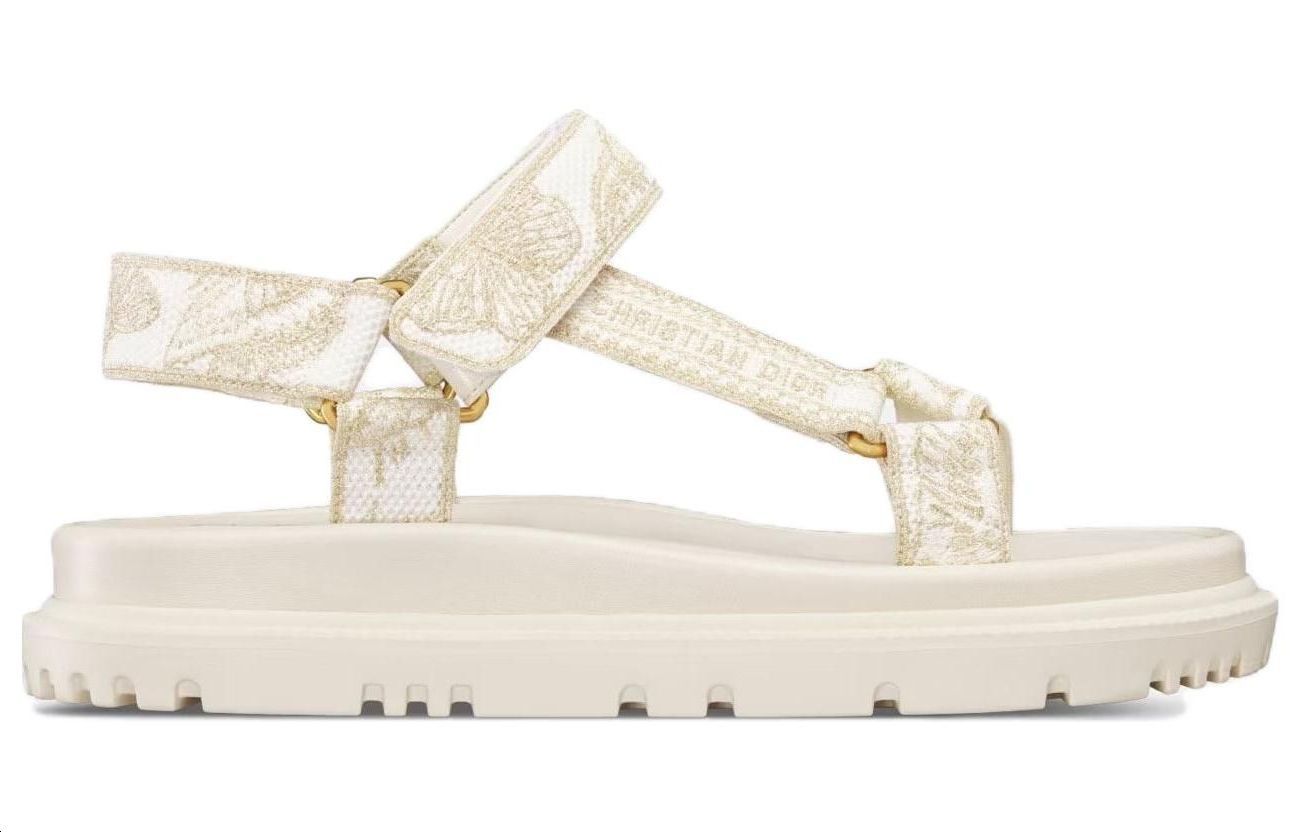 Order (W) Dior D-Wave Slide Sandal ''Wit'' KCQ916DLU_S09W