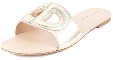 (Women) Dior D-Club Leather Slide 'Gold' KCQ390LNC_S71K (Women) Dior D-Club Leather Slide 'Gold' KCQ390LNC_S71K
