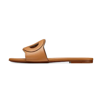 (W) Dior D-Club Slide 'Camel'