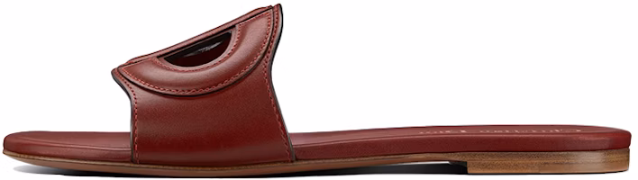 (Women) Dior D-Club Slide 'Red Brown' KCQ390VEA_S51R (Women) Dior D-Club Slide 'Red Brown' KCQ390VEA_S51R
