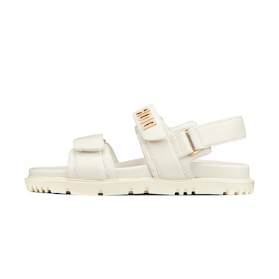 (W) Dior D-Connect Sneaker Sandal 'Magic Tape White'