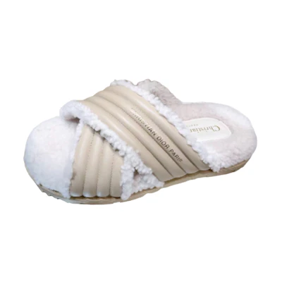 (W) Dior D-Cross Slides 'Beige'