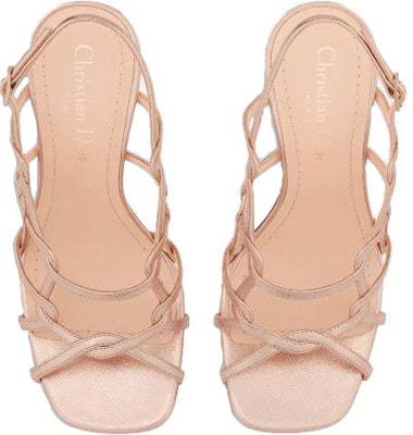 (W) Dior D-Fame 'Sandalia con Hebilla y Punta Abierta en Nude' KCQ777LAM_S70K Shop (W) Dior D-Fame 'Sandalia con Hebilla y Punta Abierta en Nude' KCQ777LAM_S70K