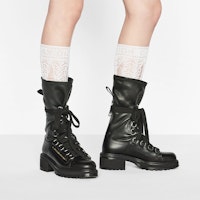 (W) Dior D-ファイト ブーツ (ブラック) KDI694XLC_S20X Purchase (W) Dior D-ファイト ブーツ (ブラック) KDI694XLC_S20X