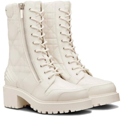 (W) 디올 D-리더 화이트 가죽 부츠 (Dior D-leader White Leather Boots) KCI733CQC_S03W Order (W) 디올 D-리더 화이트 가죽 부츠 (Dior D-leader White Leather Boots) KCI733CQC_S03W