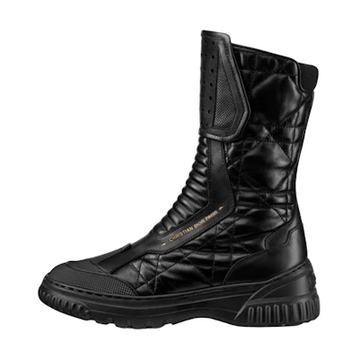 (W) Dior D-Leader Boot 'Fashion Strap Black'