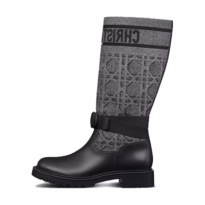 (W) Dior D-Major High Top 'Black Leather'