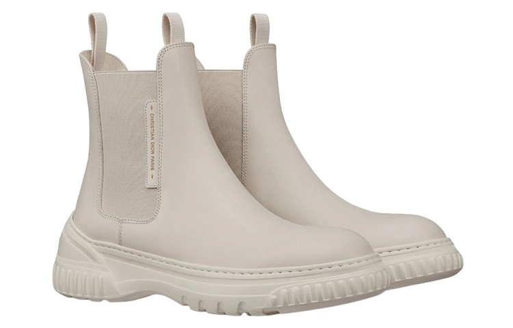 Lookbook (W) Dior D-Racer チェルシーブーツ (ホワイトカーフスキン) KCI780VEA_S03W