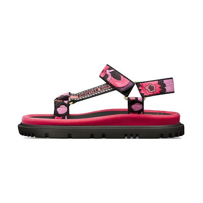 (W) Dior D-Wave 'Black Pink Logo Velcro'