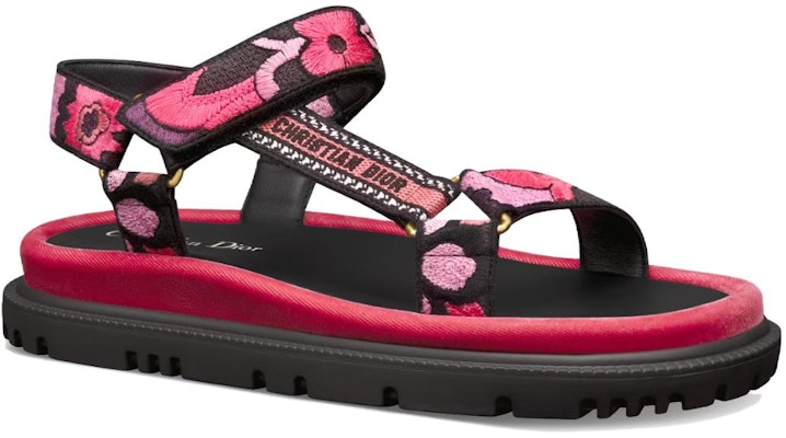 (W) Dior D-Wave 'Logo Hitam Merah Jambu Velcro' KCQ903COM_S67P Order (W) Dior D-Wave 'Logo Hitam Merah Jambu Velcro' KCQ903COM_S67P