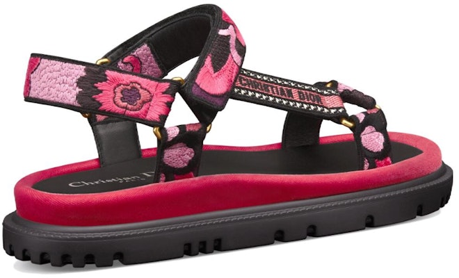 (W) Dior D-Wave 'Logo Hitam Merah Jambu Velcro' KCQ903COM_S67P Lookbook (W) Dior D-Wave 'Logo Hitam Merah Jambu Velcro' KCQ903COM_S67P