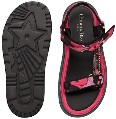 (W) Dior D-Wave 'Logo Hitam Merah Jambu Velcro' KCQ903COM_S67P Purchase (W) Dior D-Wave 'Logo Hitam Merah Jambu Velcro' KCQ903COM_S67P