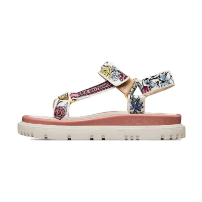 (W) Dior D-Wave Sandal 'White Velcro'