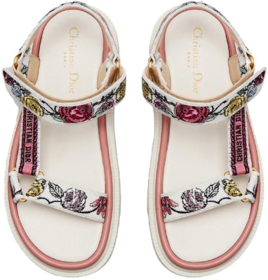(Women) Dior D-Wave Sandal 'White Velcro' KCQ916FCE_S43L Lookbook (Women) Dior D-Wave Sandal 'White Velcro' KCQ916FCE_S43L